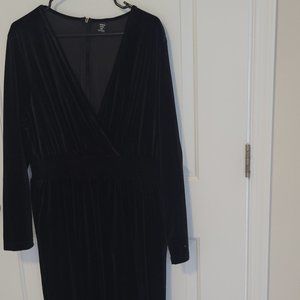 Velvet plus size jump suit